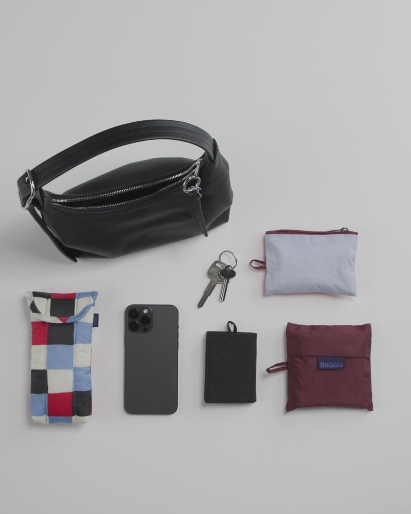 Mini Recycled Leather Shoulder Bag