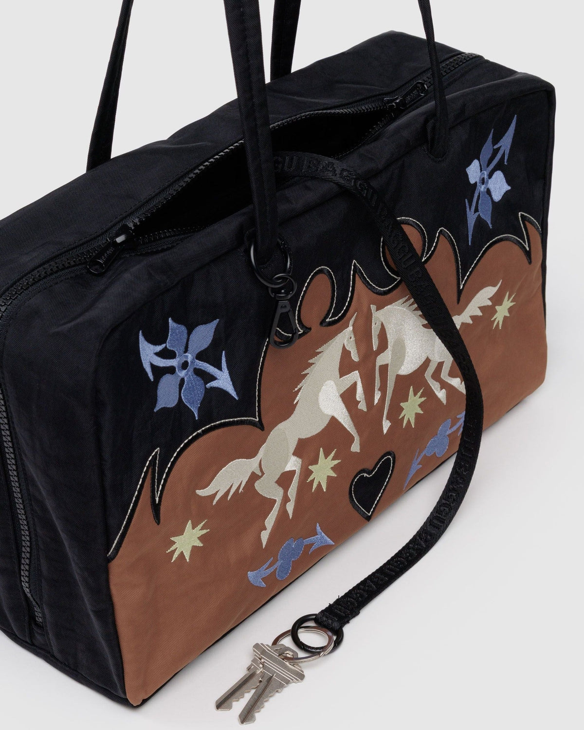 Medium Nylon Bowler Bag - Sale