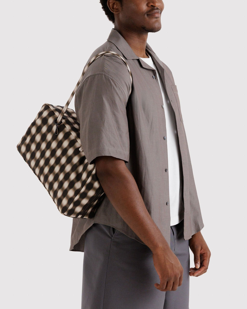 Medium Nylon Bowler Bag - Sale