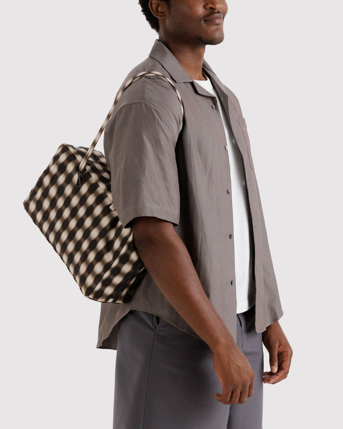 Medium Nylon Bowler Bag - Sale