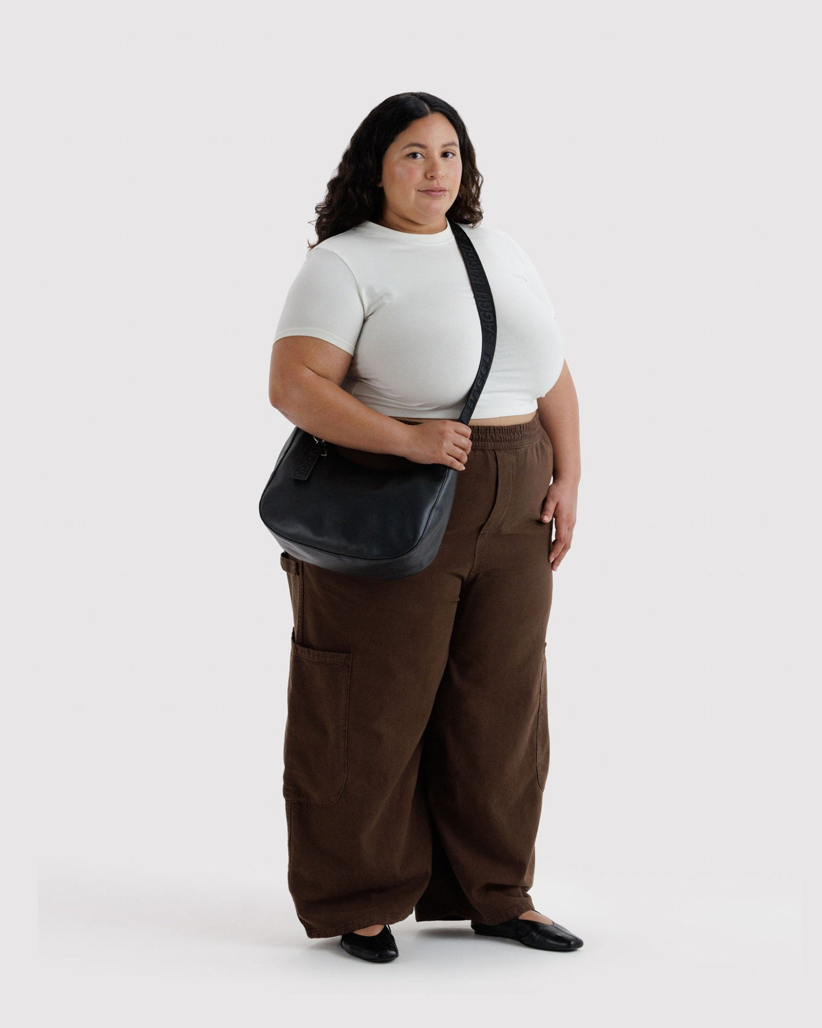 Mini Recycled Leather Shoulder Bag
