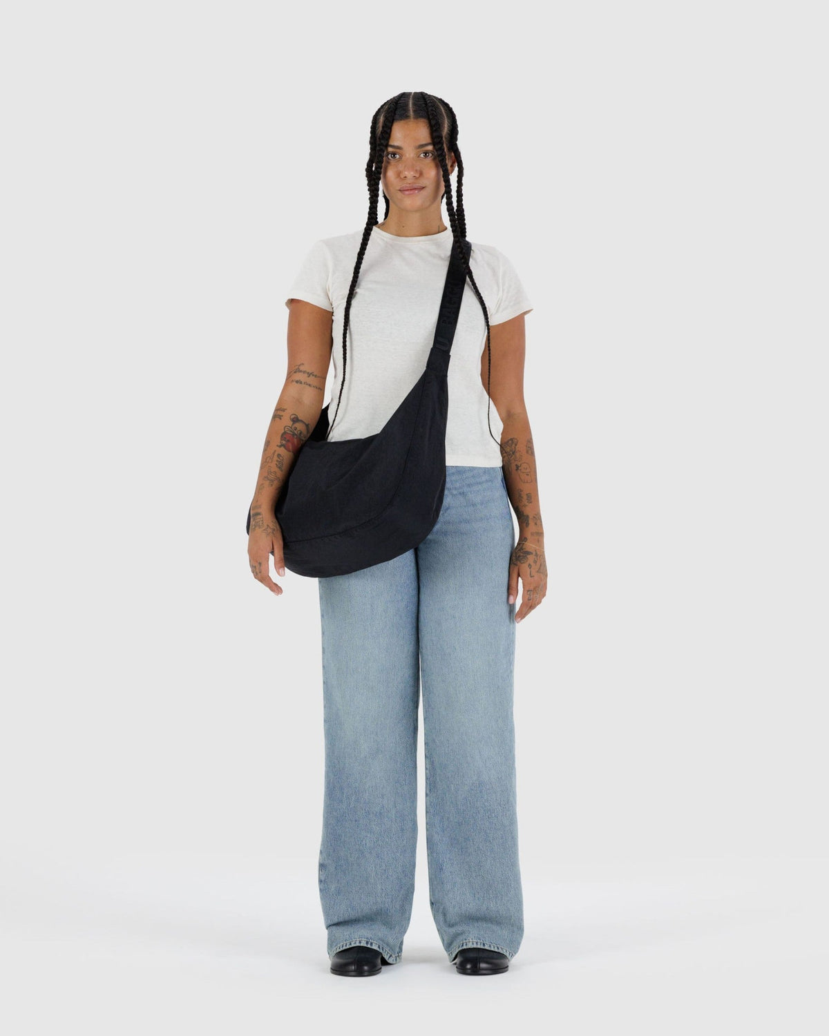 Small Nylon Crescent Bag