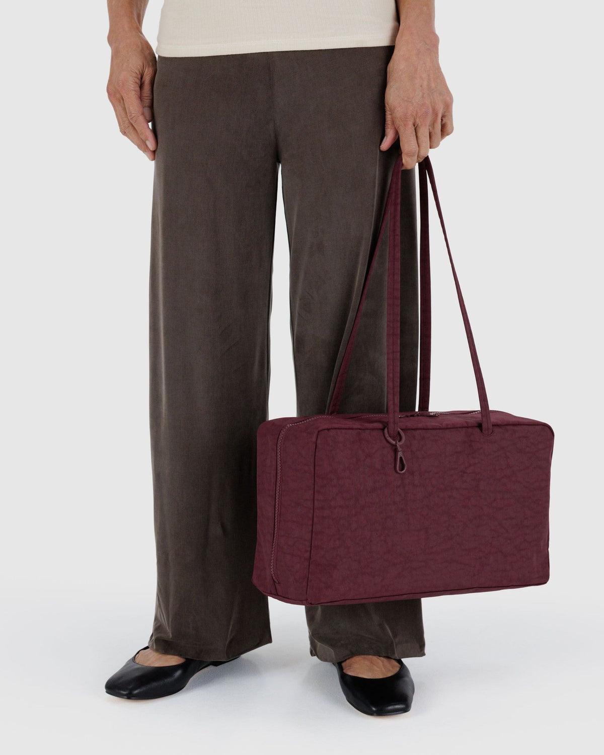 Medium Nylon Bowler Bag - Sale