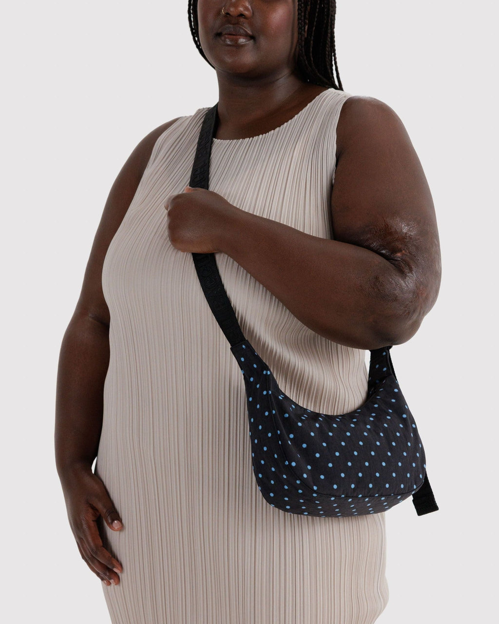 Small Nylon Crescent Bag