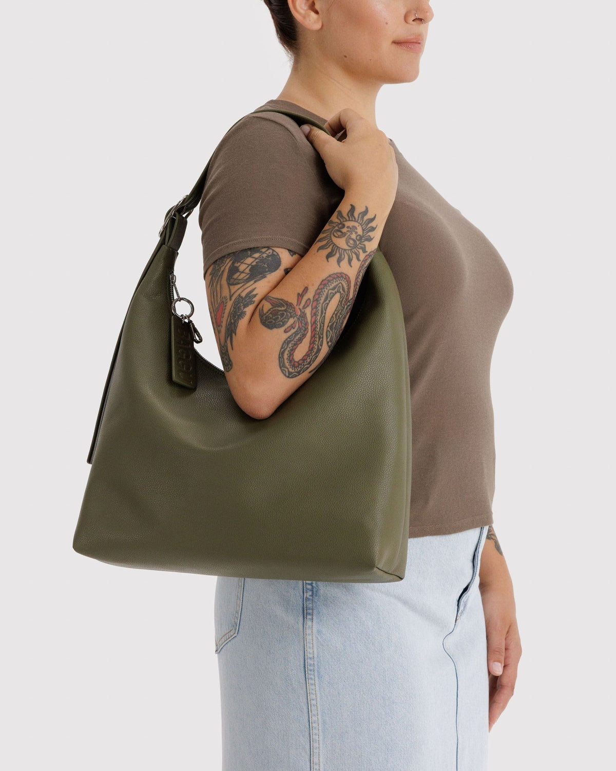 Recycled Leather Shoulder Bag